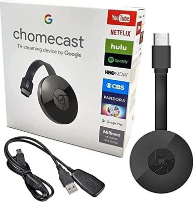SYARA L85_Chromecast Wireless Media Streaming: Chrome Cast HDMI Dongle Media Streaming Device(Black)