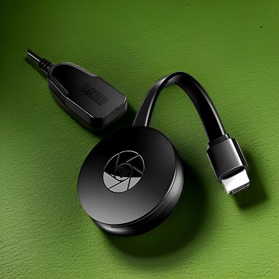 YAROH Smart Streaming: Chromecast HDMI Dongle for Wireless Media Playback V39 Media Streaming Device(Black)