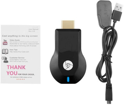 4uonly anykast HDMI TV Screen Media Streaming Device BGT4 Media Streaming Device(Black)