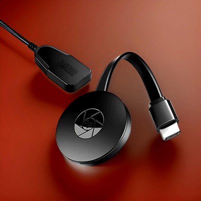 YAROH Smart Streaming: Chromecast HDMI Dongle for Wireless Media Playback V52 Media Streaming Device(Black)