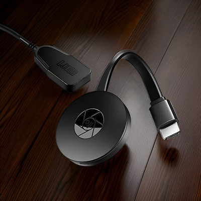 SYARA Y60_Chromecast Wireless Media Streaming: Chrome Cast HDMI Dongle Media Streaming Device(Black)