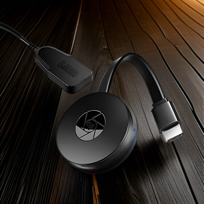 SYARA W26_Chromecast Wireless Media Streaming: Chrome Cast HDMI Dongle Media Streaming Device(Black)