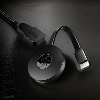 YAROH Z82_Chromecast Wireless Media Streaming: Chrome Cast HDMI Dongle Media Streaming Device(Black)
