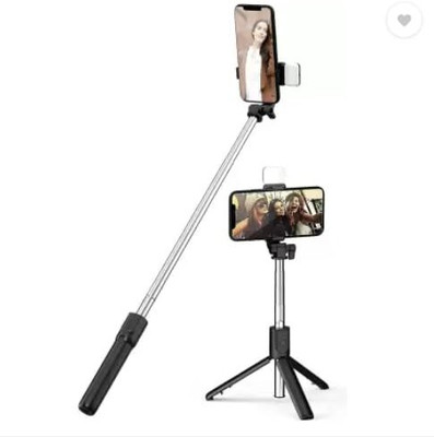 IMMUTABLE Bluetooth Selfie Stick(Black, Remote Included)