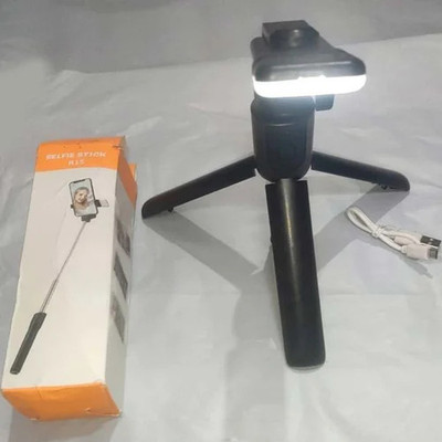 TECHEL Bluetooth Selfie Stick(Multicolor, Remote Included)