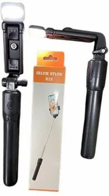 IMMUTABLE Bluetooth Selfie Stick(Black, Remote Included)