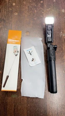IMMUTABLE Bluetooth Selfie Stick(Black, Remote Included)