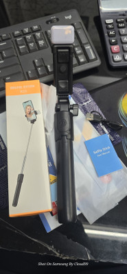 IMMUTABLE Bluetooth Selfie Stick(Black, Remote Included)