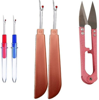 AWESOME STORE Seam Ripper kit 2 Big Seam Ripper 2 Small Seam Ripper 1 Thread Cutter Sewing Kit