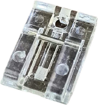 ZENITH Invisible Plastic Zipper Small Pressure foot Snap on type for Automatic Electric Low shank Sewing Machines suitable for Usha Janome Brother Singer etc . Stitching with Low Shank(Pack of 1)