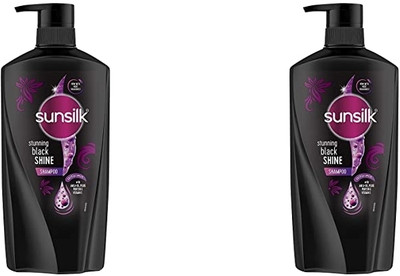 SUNSILK BLACK SHINE SHAMPoOO 650 ML COMBO PACK OF 2(1300 ml)