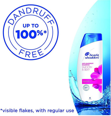 HEAD & SHOULDERS ANTI-DANDRUFF SMOOTH & SILKY SHAMPOO 340ML PACK 1(340 ml)