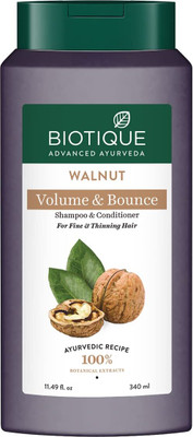 BIOTIQUE Bio Walnut Bark Volumizing Shampoo 340 Ml(340 ml)
