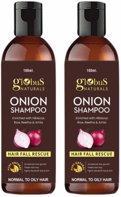 Globus Naturals Onion Shampoo for Hair Growth & Hair Fall Control(200 ml)