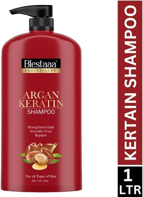 blestaaa essentialss Keratin Smooth Shampoo for Frizz Control FOR MEN AN WOMEN(1 L)
