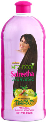 MEGHDOOT Ayurvedic Satreetha Shampoo Dandruff and Scalp Acne(800 ml)