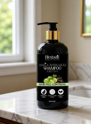 blestaaa essentialss Amla Shampoo - Ayurvedic Shampoo For Preventing Hairfall & Breakage(300 ml)