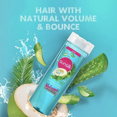 SUNSILK Coconut Water and Aloe Vera Shampoo 190ml(190 ml)