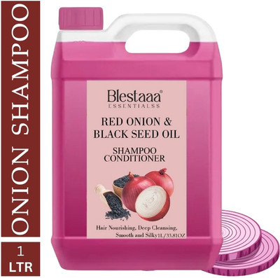blestaaa essentialss Onion Shampoo for Hair Growth & Hair Fall Control with Onion & Plant Keratin..(1 L)