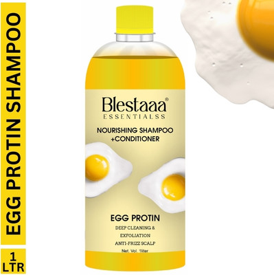 blestaaa essentialss Egg Shampoo & Conditioner with Natural Egg Protein for Soft and Silky Hair.(1 L)