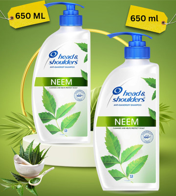Head and Shoulders Anti Dandruff Shampoo-650ml*2(1300 ml)