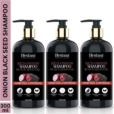 blestaaa essentialss Onion Shampoo for Hair Growth & Hair Fall Control with Onion & Plant Keratin(900 ml)