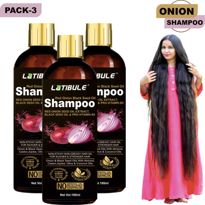 Latibule Onion Hair Oil With Black Seed onion Shampoo Extracts Controls Hair Fall(300 ml)