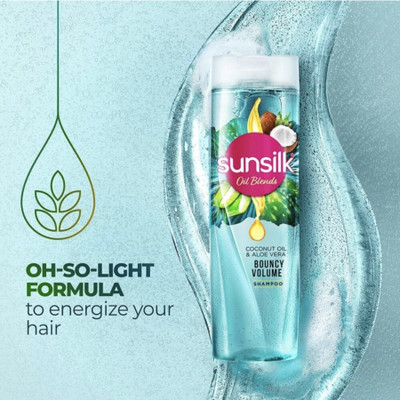 SUNSILK Aloe Vera & Coconut Water Shampoo 195ml(195 ml)