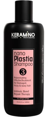 keramino element.professional NANO PLASTIA SHAMPOO | Nourishes the Hair| A Brand By Keratine Professional(1000 ml)