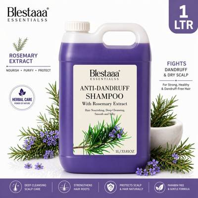 blestaaa essentialss Rosemary Hair Growth Shampoo Enriched with Methi Dana(1 L)