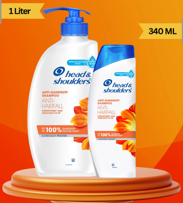 Head and Shoulders Anti Dandruff Shampoo, Anti Hairfall(1340 ml)