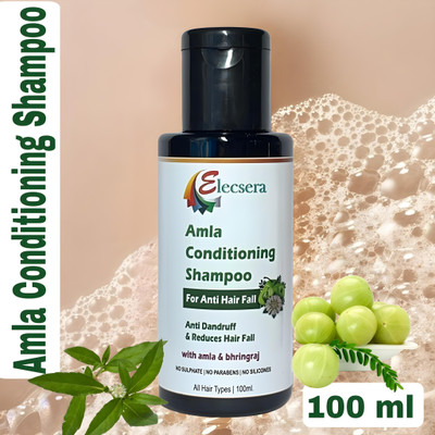 Elecsera Shampoo for Reducing Scalp Irritation Paraben & Sulphate-Free for All Hair Types(100 ml)