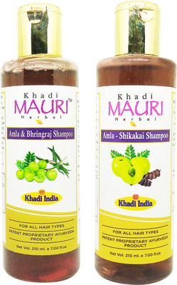 Khadi Mauri Amla Bhringraj And Amla Shikakai Shampoo(420 ml)