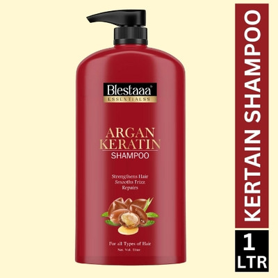 blestaaa essentialss ARGAN Hairfall Defence Shampoo, With Keratin, Controls Hair fall FOR WOMEN.(1 L)