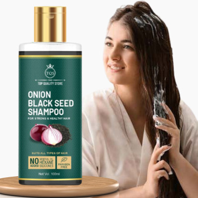 TQS Onion Shampoo Black Seed For Hair Fall Control & Regrowth Hair(100 ml)