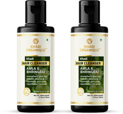 khadi ORGANIQUE Amla & Bhringraj Shampoo for Dandruffcare(420)