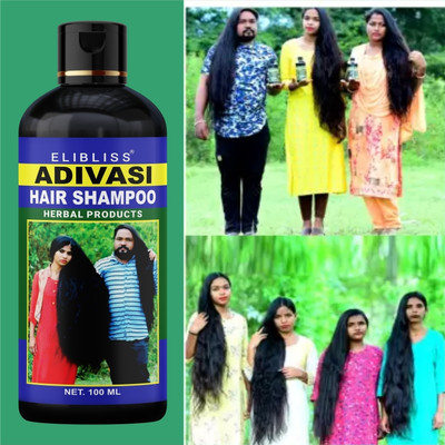 ELIBLISS Adivasi Shampoo for Hair Growth & Hair Fall Control, Ayurvedic Shampoo(100 ml)