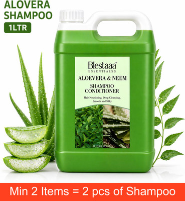 blestaaa essentialss ALOVERA SHAMPOO FOR MEN AND WOMEN .(1 L)