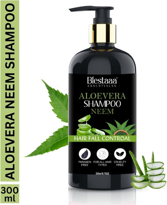 blestaaa essentialss Anti Hair fall Regime| Advanced Neem & Aloevera Shampoo(300 ml)
