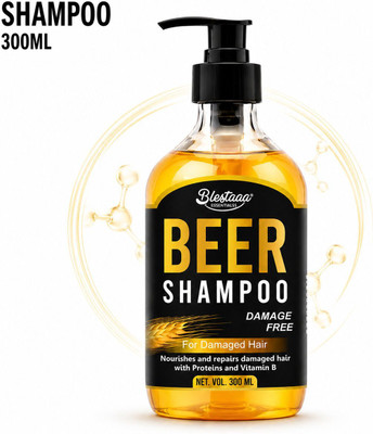blestaaa essentialss BEER SHAMPOO ANTI DANDURUFF SHAMPOO FOR ALL DAY US MEN AND WOMEN..(300 ml)