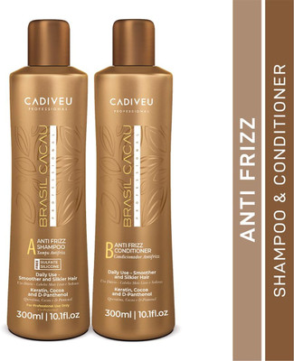 RAZY CACAU ANTI FRIZZ SHAMPOO AND CONDITIONER(300 ml)