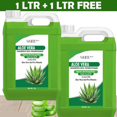 white bon Advanced Aloevera Shampoo For better Healthy Soft & Shiner Hair Daily Usages(2000 ml)