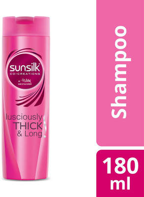 SUNSILK SHAMPOO Lusciously Thick & Long Shampoo 180 ml Pack of 2(360 ml)