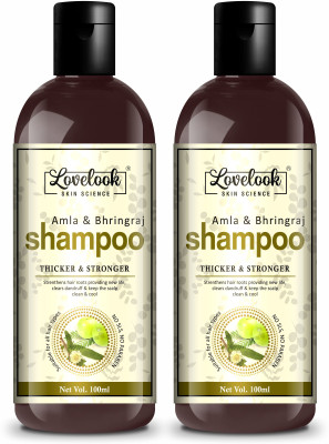 Lovelook Amla & Bringraj Shampoo-Pack Of 2(200 ml)