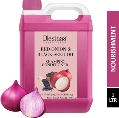 Blestaaa Essentialss Onion Shampoo with Onion & Plant Keratin for Hair Fall Control(1 L)