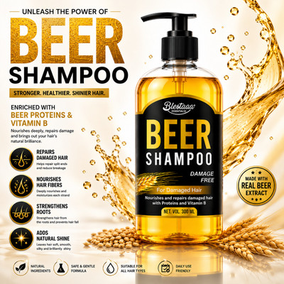 blestaaa essentialss Shampoo Shiny and Bouncy FOR MEN AND WOMEN.(300 ml)
