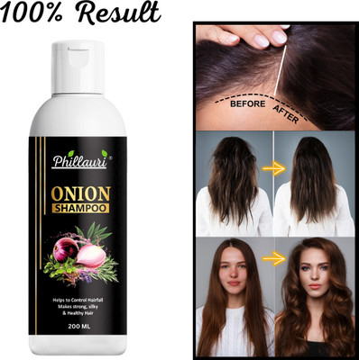 Phillauri Onion Shampoo Growth And Hair Fall Control Shampoo For Men And Women(200 ml)