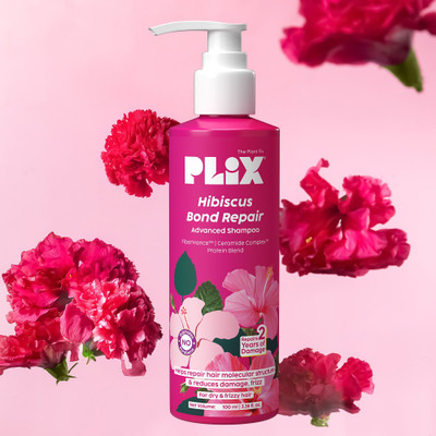 The Plant Fix Plix Hibiscus Bond Repair Advanced Shampoo for Damaged, Frizzy Hair(100 ml)