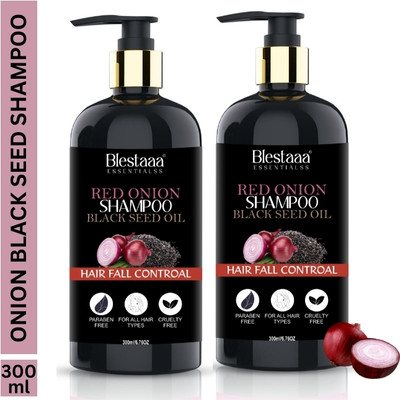 blestaaa essentialss Onion & Collagen Anti-Hairfall Shampoo | New & Improved Formulation(600 ml)