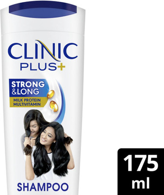 Clinic Plus strong and long Shampoo With Milk Proteins & Multivitamin 165ml(165 ml)